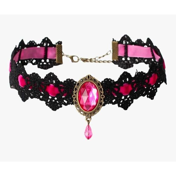 No Brand Jewelry - Gothic Lace Choker